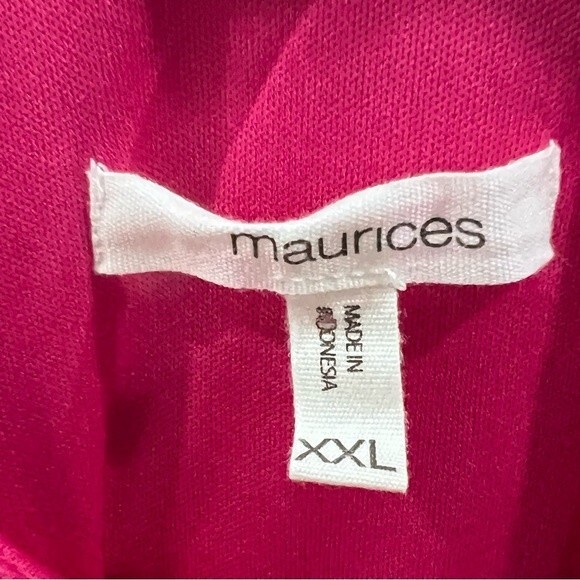 Maurice’s bright pink ruffle chiffon sundress size XXL - Picture 4 of 5